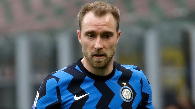 Christian Eriksen a aidé l'Inter à remporter le titre de Serie A avant de rejoindre le Danemark pour l'Euro 2020