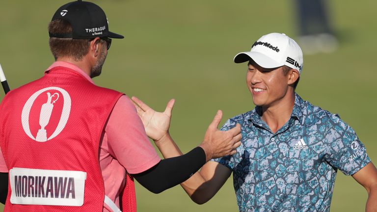 Collin Morikawa carded a final-round 66 to claim a two-shot win over Jordan Spieth at Royal St George's