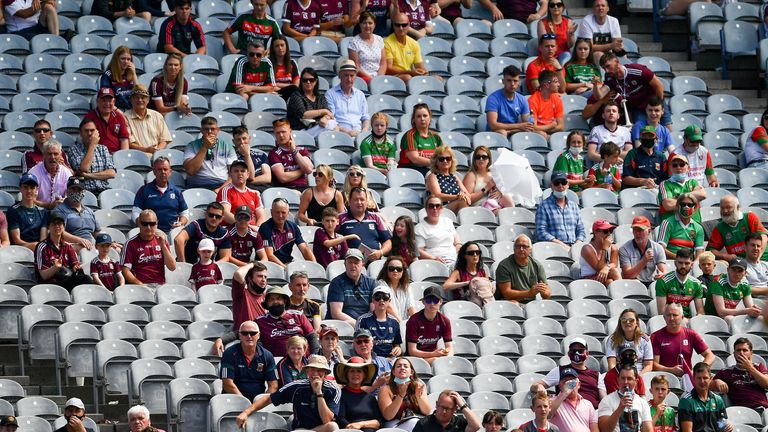 18,000 fans have been allowed into Croke Park in recent weeks