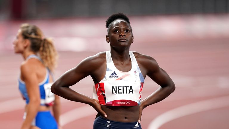 Daryll Neita also had an anxious wait of her own befor securing a fastest loser place 