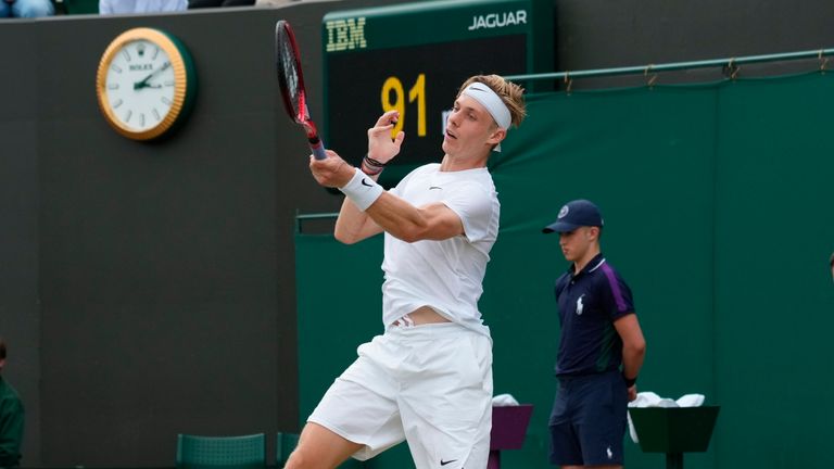 Denis Shapovalov will meet Karen Khachanov in the last eight after both reached the Wimbledon quarter-finals for the first time