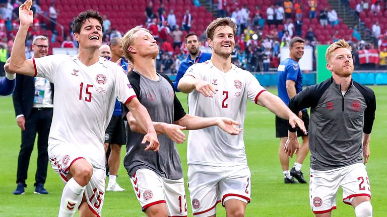 Denmark reached the semi finals after victory against the Czech Republic