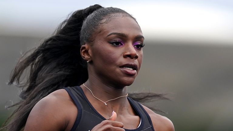 PA - Dina Asher-Smith in action 