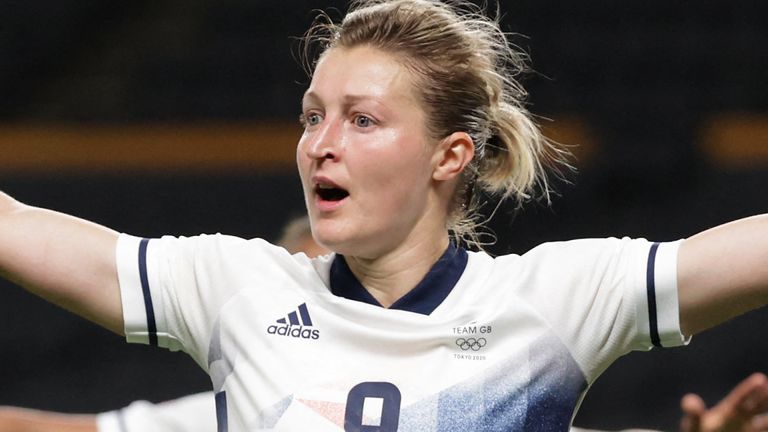 Ellen White has scored all three goals for Team GB at Tokyo 2020 so far