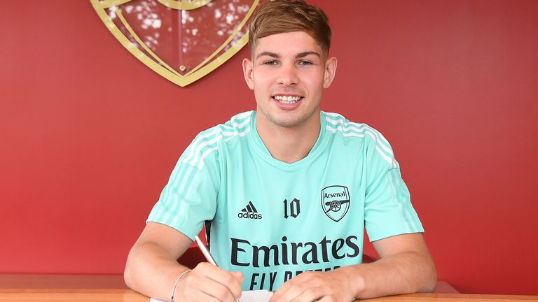 Emile Smith Rowe has signed a new long-term contract at Arsenal