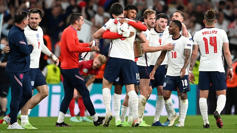 Англия пропустила всего один гол на пути к финалу Евро-2020