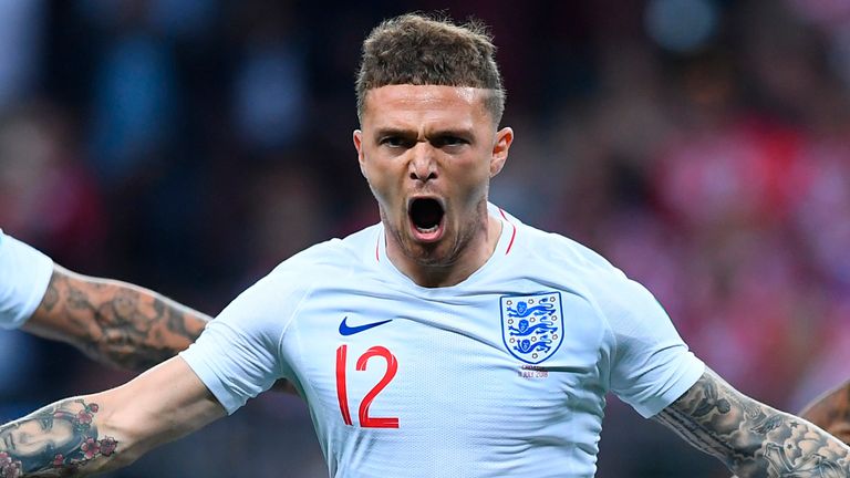 Kieran Trippier scored the opening goal during England&#39;s 2018 World Cup semi-final defeat to Croatia.