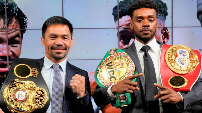 Manny Pacquiao Says Errol Spence Jr Does Not Need Floyd Mayweather S Advice Because He Is A Better Fighter Boxing News Sky Sports