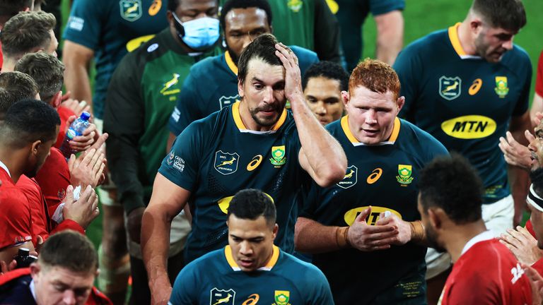 The Springboks must lick their wounds ahead of the second Test in Cape Town next Saturday, live on Sky Sports 