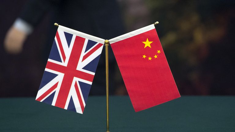 PA - GB and China flags