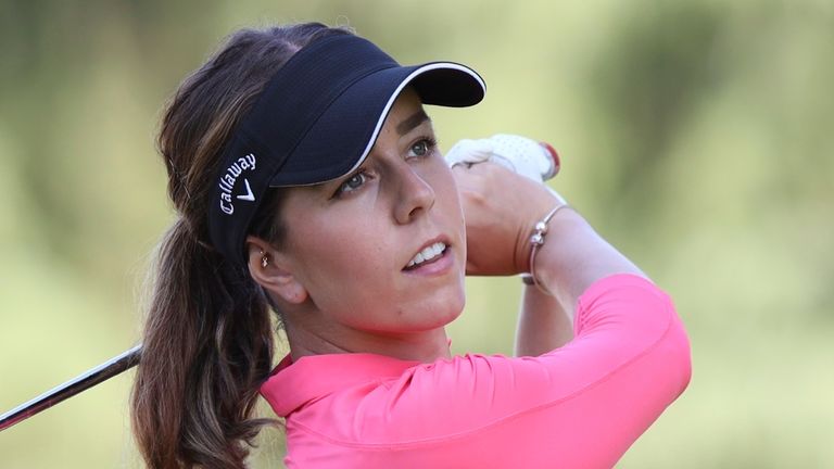 Georgia Hall celebró su gran victoria en el AIG Women's Open 2018 