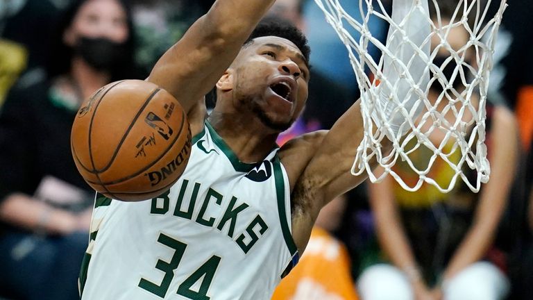 Giannis Antetokounmpo defied any injury concerns with a strong Game 1 display for the Milwaukee Bucks