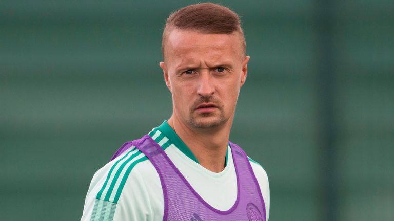 NEWPORT, WALES - JULY 06: Leigh Griffiths during a Celtic training session at Dragons Park on July 06 2021, in Newport, Wales. (Photo by Craig Foy / SNS Group)