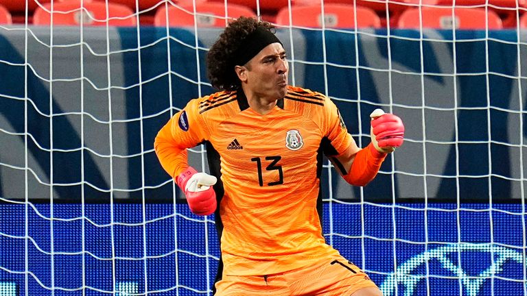 Veteran goalkeeper Guillermo Ochoa features for Mexico