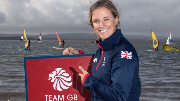 Great Britain's Hannah Mills during the Team GB Tokyo 2020 Sailing team announcement at Haven Rockley Park Holiday Park, Poole. PA Photo. Picture date: Tuesday October 1, 2019. Photo credit should read: Andrew Matthews/PA Wire