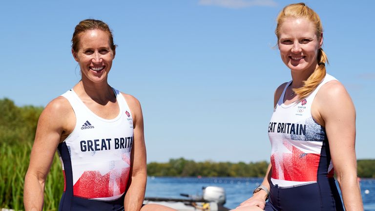 Helen Glover and Polly Swann