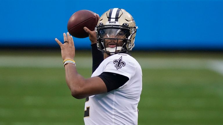 Jameis Winston looks set to enter the season as starting quarterback for the Saints (AP)