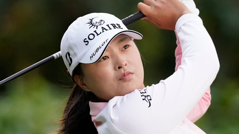 Jin Young Ko has made seven birdies straight in the front nine