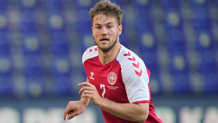 Joachim Andersen  made three appearances for Denmark at Euro 2020 (AP)