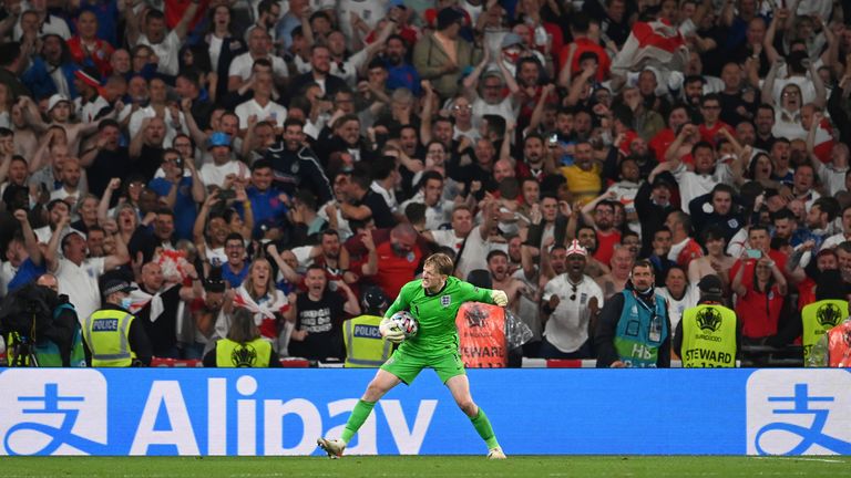 For a brief moment, Pickford had England fans believing again