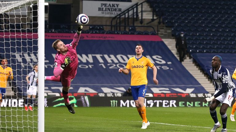 Pickford preserves another clean sheet at West Brom