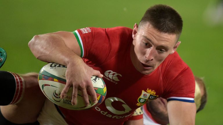 British and Irish Lions wing Josh Adams notched four tries in their opening tour win vs the Sigma Lions in South Africa 
