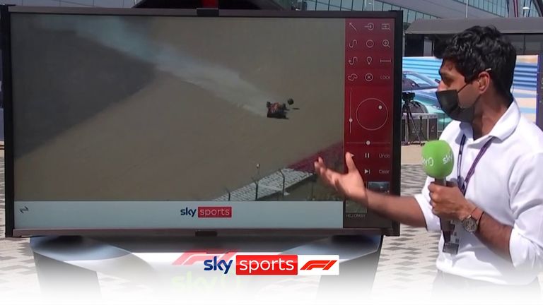 Karun Chandhok was at the SkyPad to take a closer look at the collision between Lewis Hamilton and Max Verstappen during lap one of the British GP.