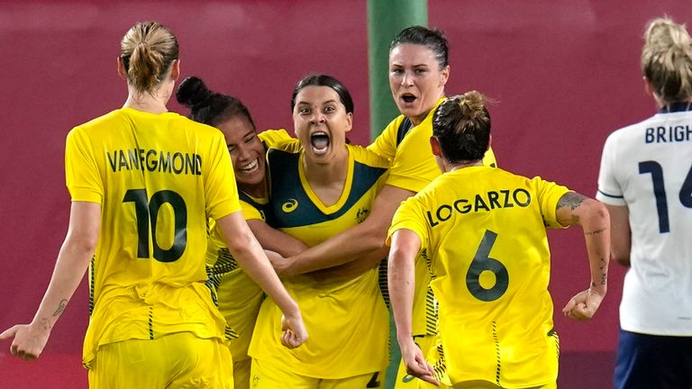Sam Kerr proved the difference for Australia