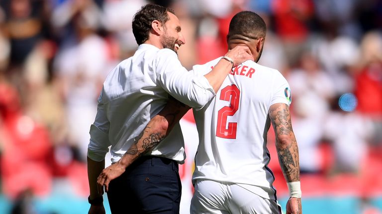 Kyle Walker has become a key figure for Gareth Southgate