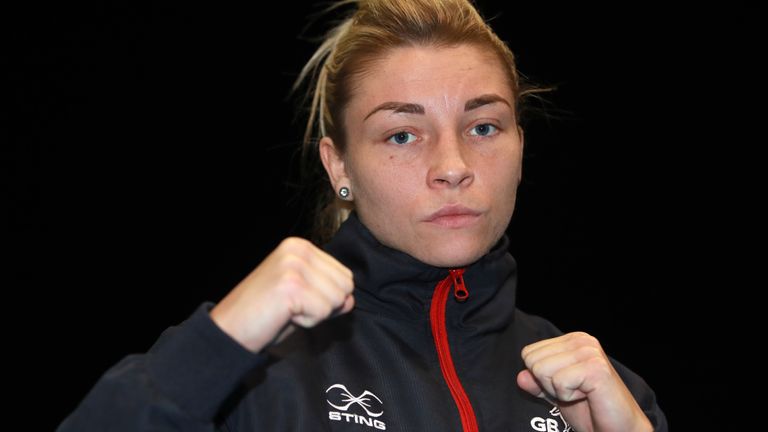 Great Britain's Lauren Price during the media day at the Copper Box Arena, London. PA Photo. Picture date: Thursday March 12, 2020. Photo credit should read: Adam Davy/PA Wire