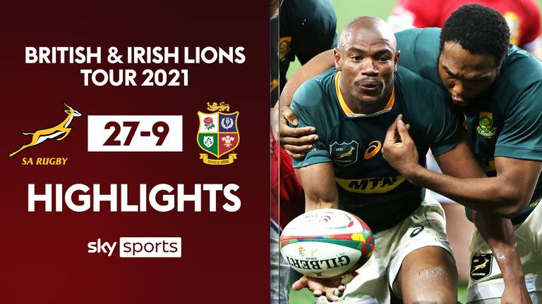 Lions vs South Africa highlights