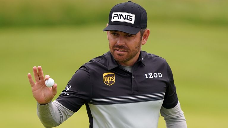 South Africa&#39;s Louis Oosthuizen acknowledges the crowd on the way to a round of -6 during day one of The Open at The Royal St George&#39;s Golf Club in Sandwich, Kent. Picture date: Thursday July 15, 2021.