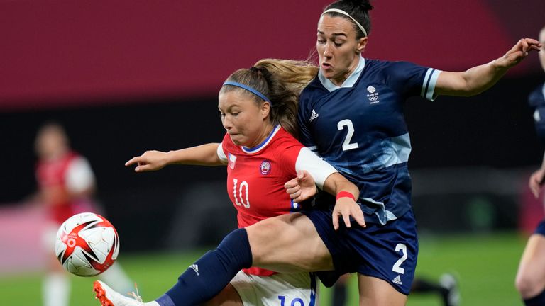 AP - Lucy Bronze in Team GB action