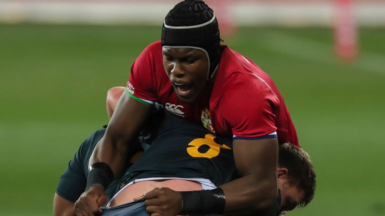 British and Irish Lions forward Maro Itoje (AP)