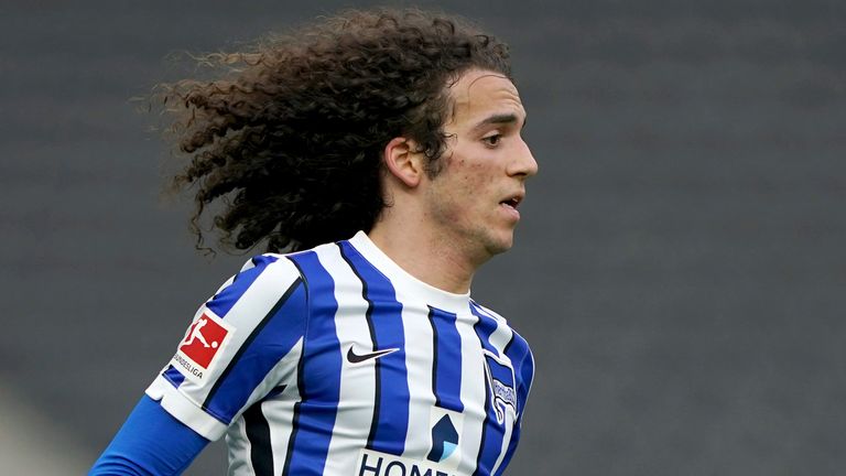 Matteo Guendouzi spent last season on loan at Hertha Berlin