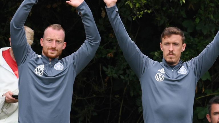 Maximilian Arnold (left) and Max Kruse (right) are in Germany's squad