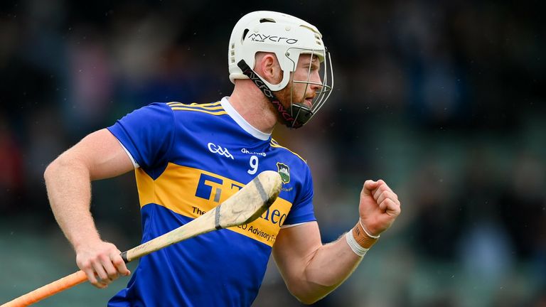 Michael Breen celebrates his first-half goal