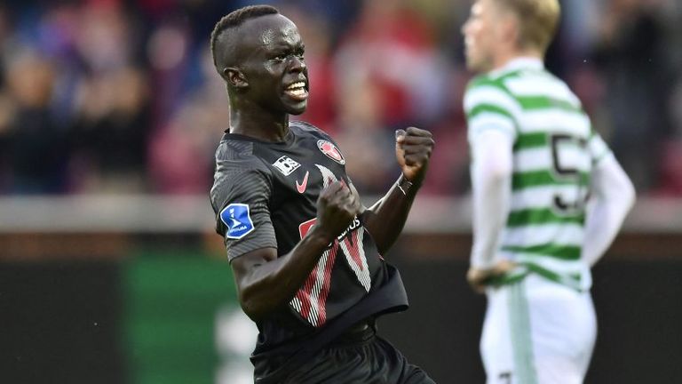 Awar Mabil equalised for Midtjylland 