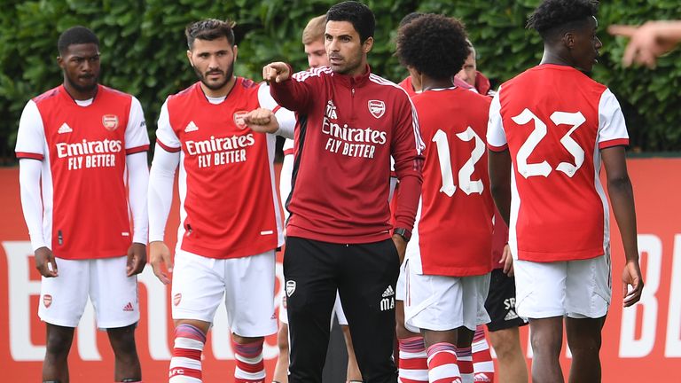 Mikel Arteta's Arsenal beat Watford 4-1