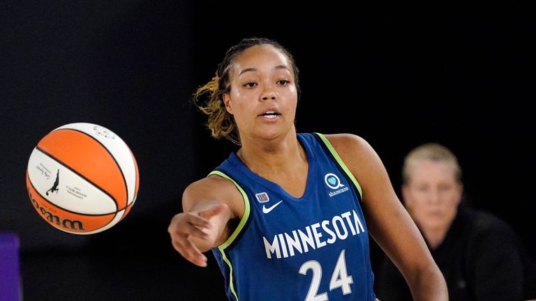 Napheesa Collier in action for the Lynx