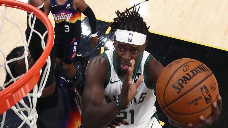 Jrue Holiday steps up with a two-way masterpiece in Game 5 right when the  Milwaukee Bucks needed him most | NBA News | Sky Sports