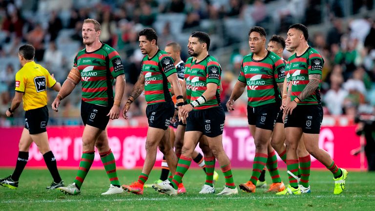 The Rabbitohs were to play against the Dragons on Saturday