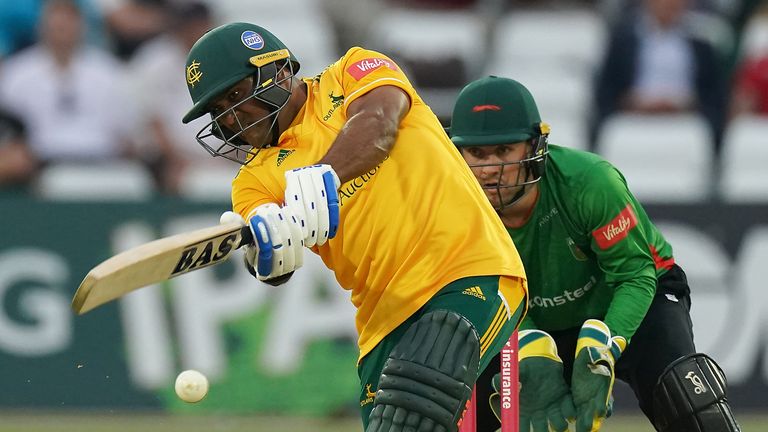 Samit Patel hit an unbeaten 63 as North Group leaders Notts saw off Leicestershire