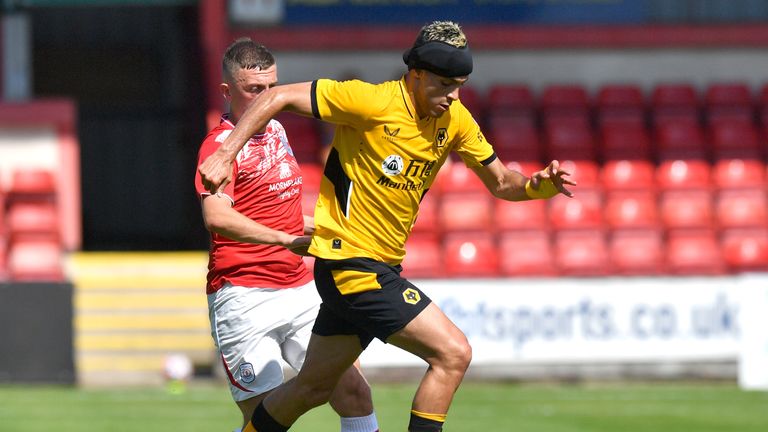 Wolves striker Raul Jimenez