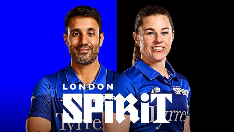 Ravi Bopara and Tammy Beaumont of London Spirit