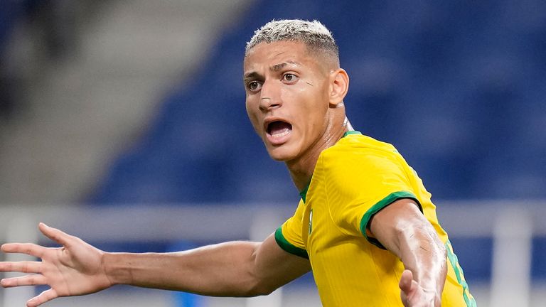 Richarlison featured from the start again for Brazil