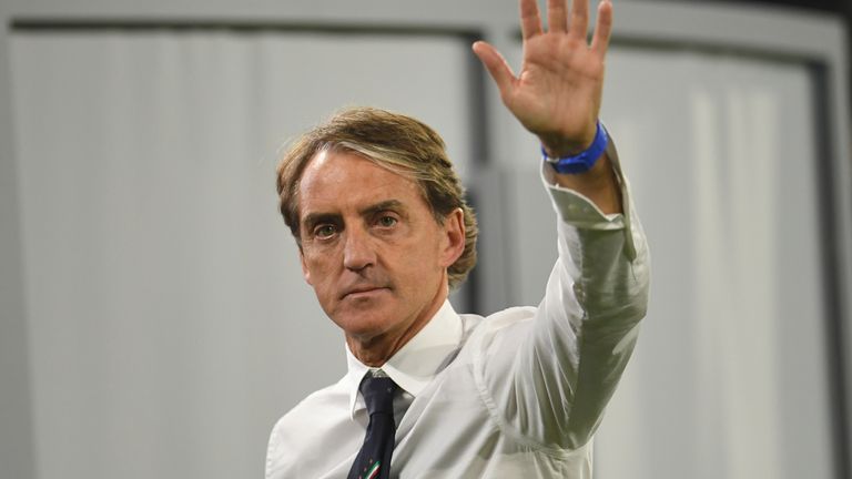 Roberto Mancini is staying grounded ahead of the semis