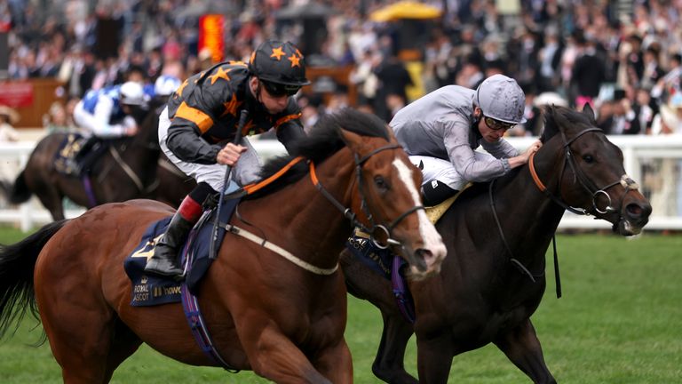 Shane Kelly rides Rohaan to victory in the Wokingham Stakes at Royal Ascot