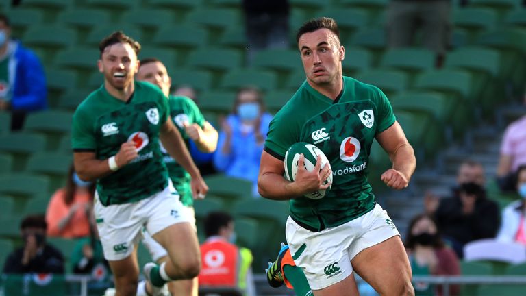 Ronan Kelleher scored four tries for Ireland