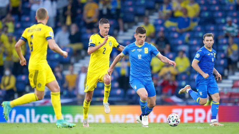 PA - Malinovsky in action against Sweden